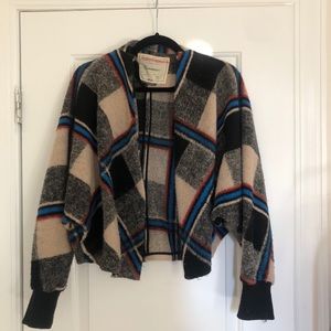 Cropped Plaid Jacket